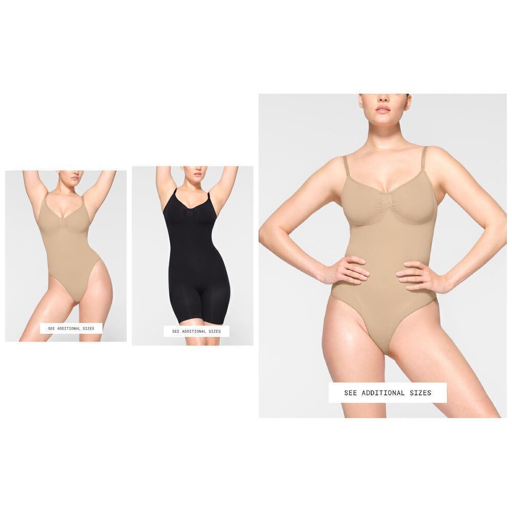 New without tags Skims Sculpting Bodysuit 3 Piece Set SZ XXS/XS